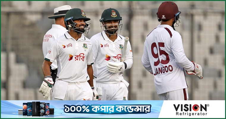সাদমানকে সেঞ্চুরির দ্বারপ্রান্তে রেখে শেষ দিনের খেলা